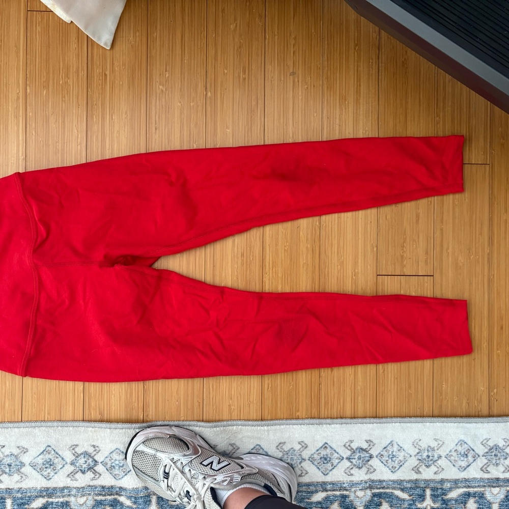 Beyond yoga Vibrant Red Leggings